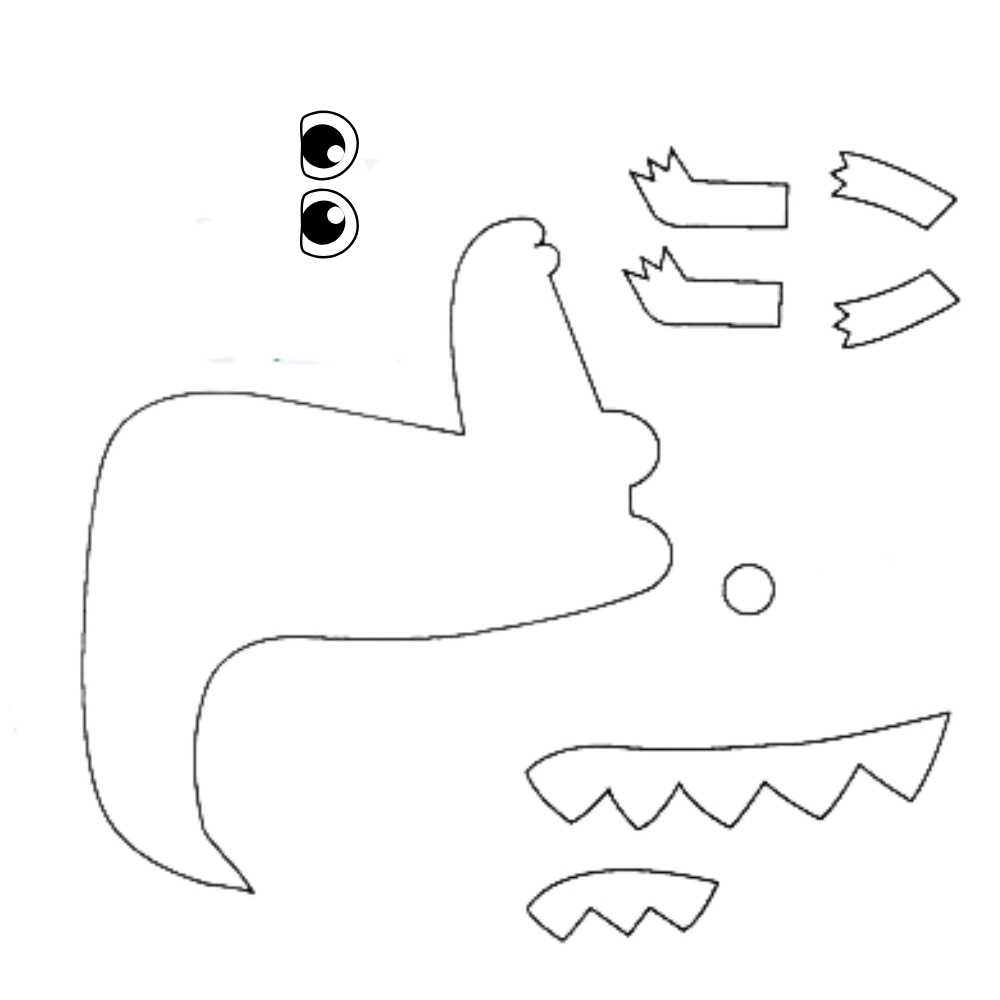 mole jacare corpo inteiro