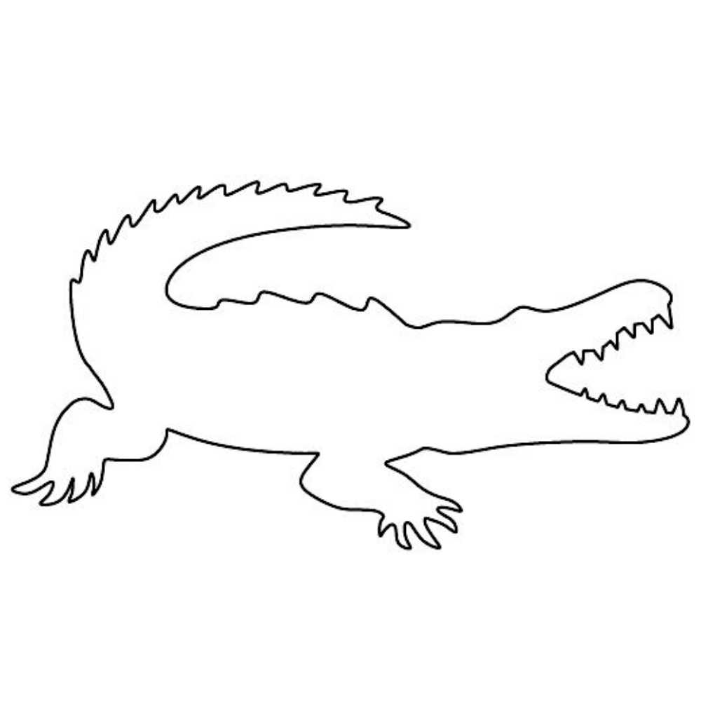 molde de jacare grande