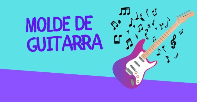 molde de guitarra em pdf