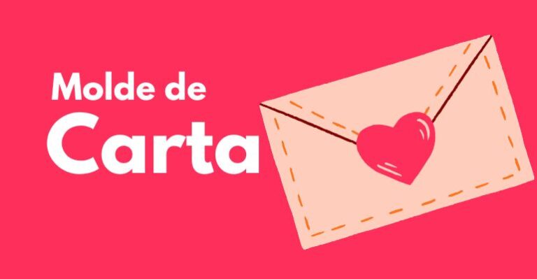 molde de carta para recortar