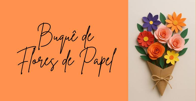 flores de papel buque