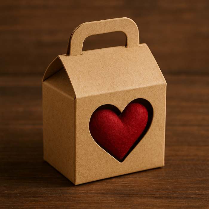 caixa maleta com coração