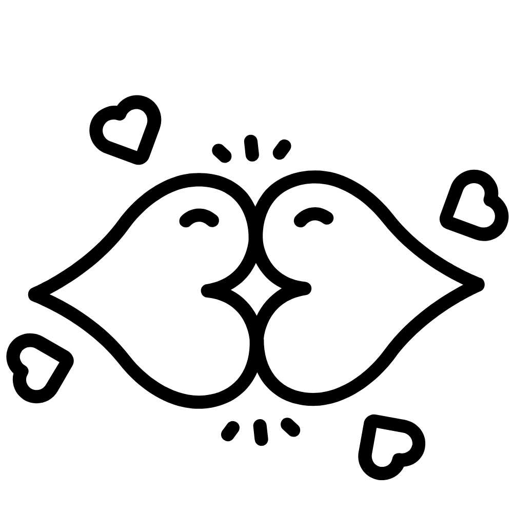 molde de coração divertido