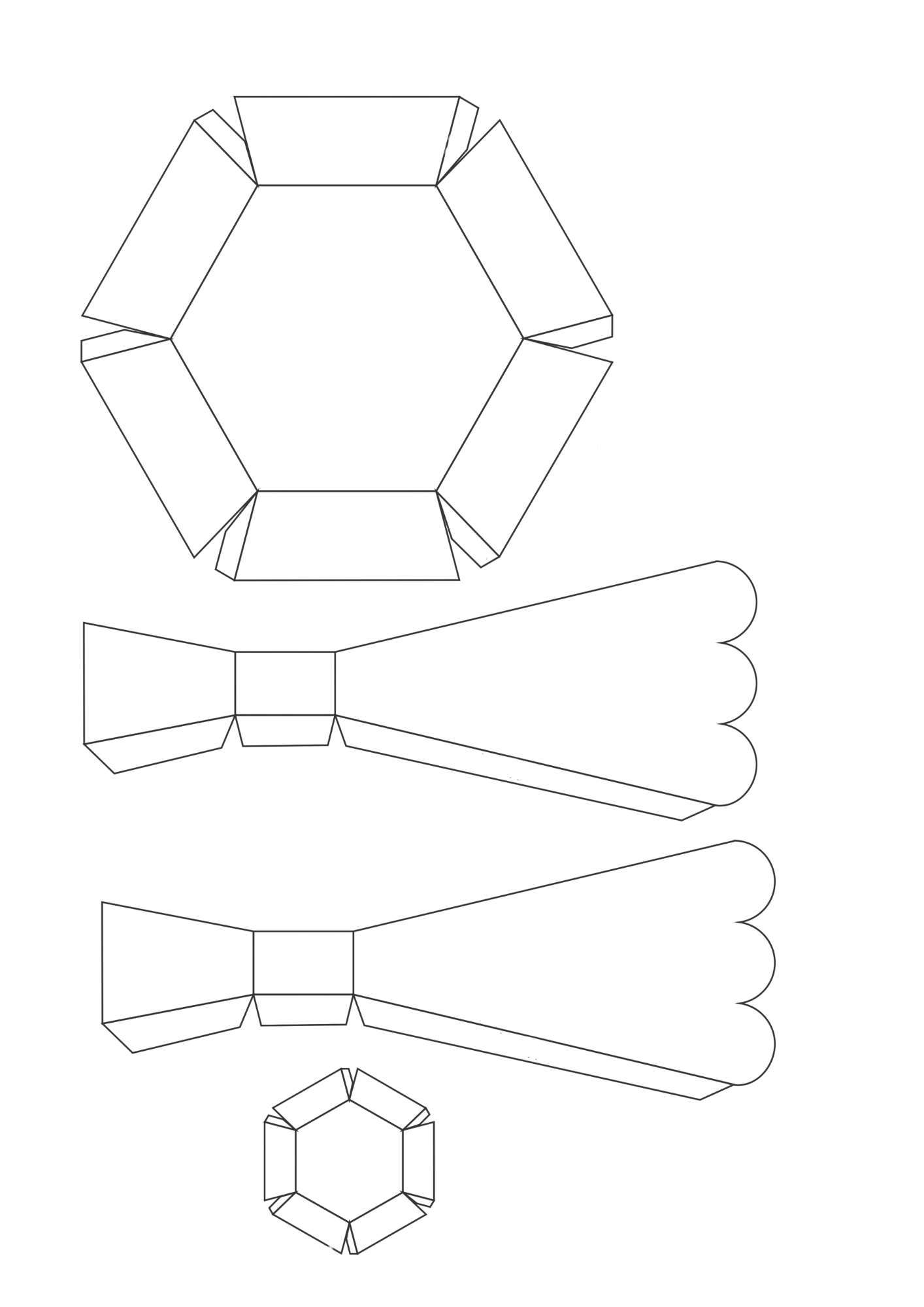 molde de caixa buque