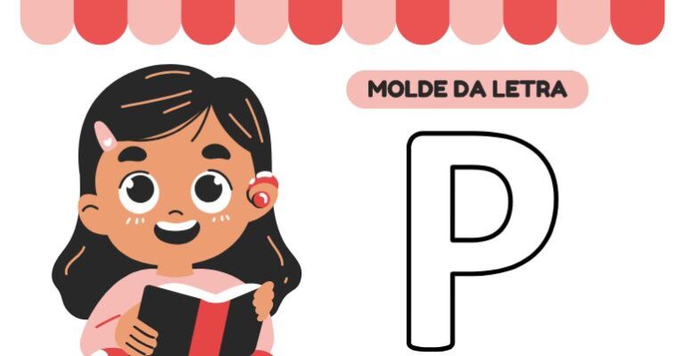 molde da letra P