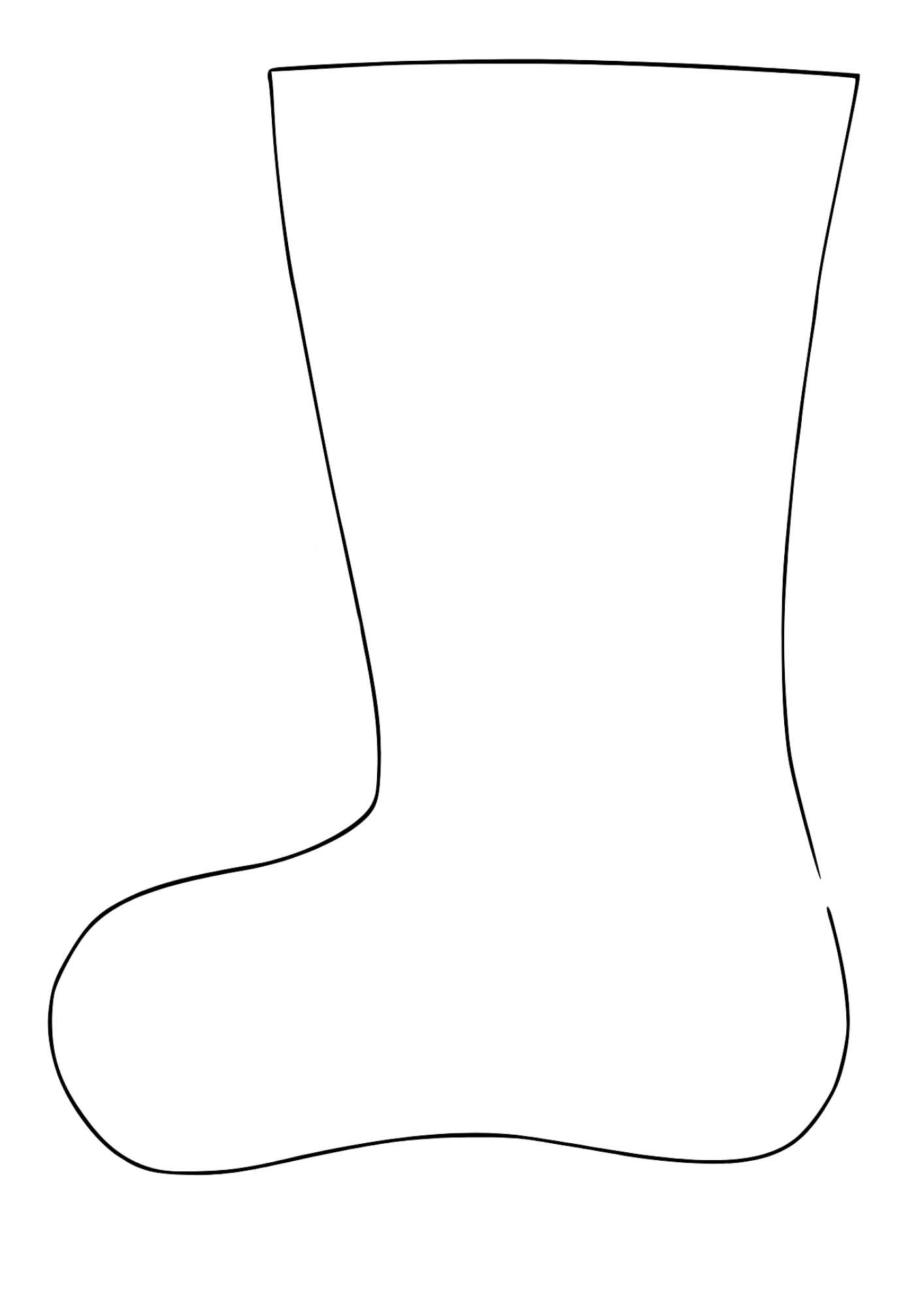 molde de bota de natal