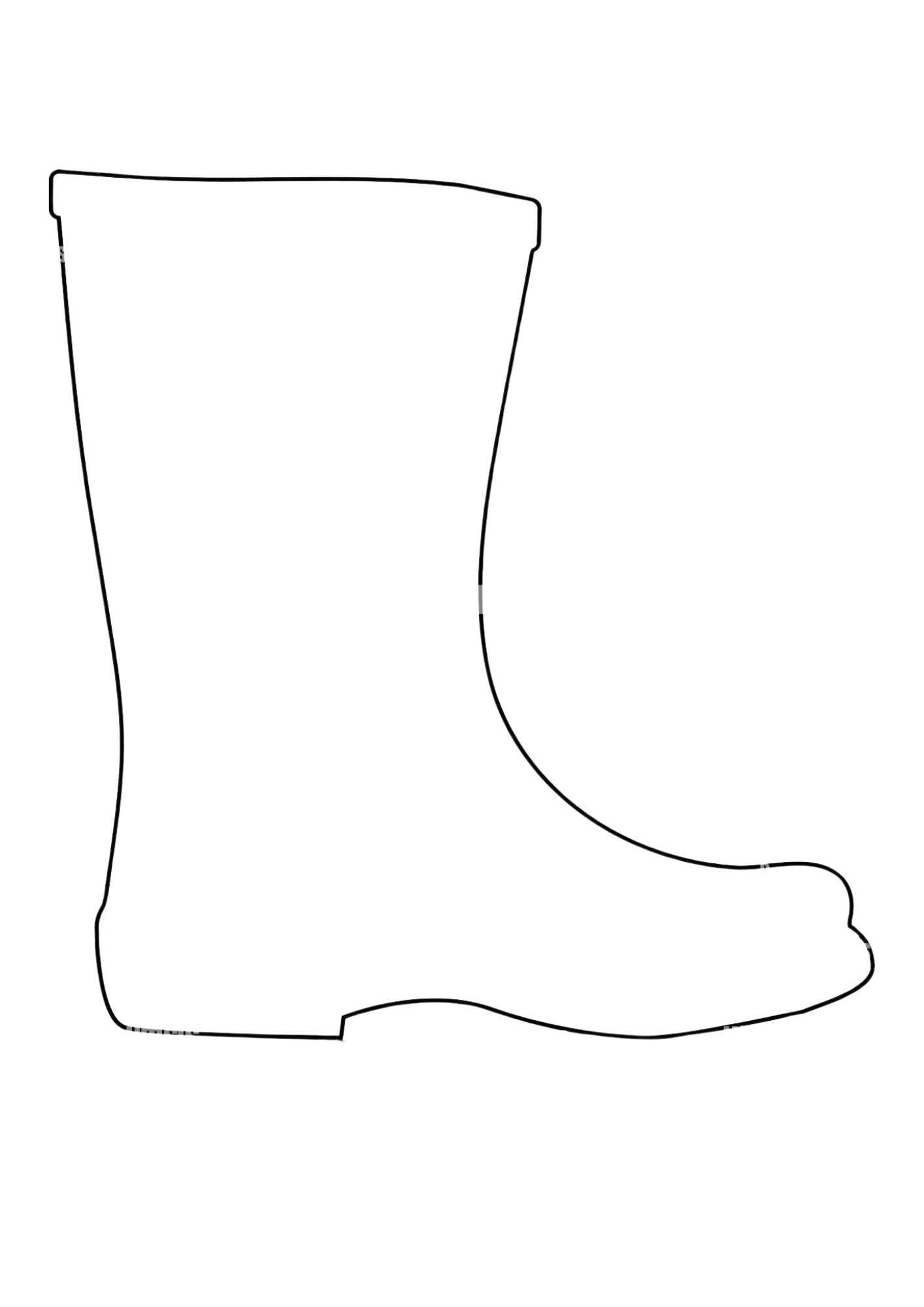 molde de bora cano longo