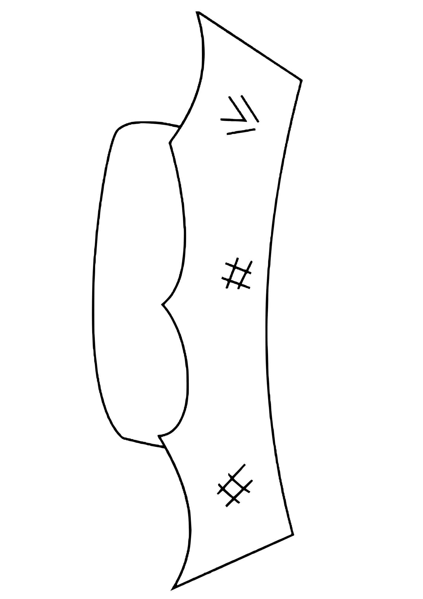 chapeu festa junina para colorir