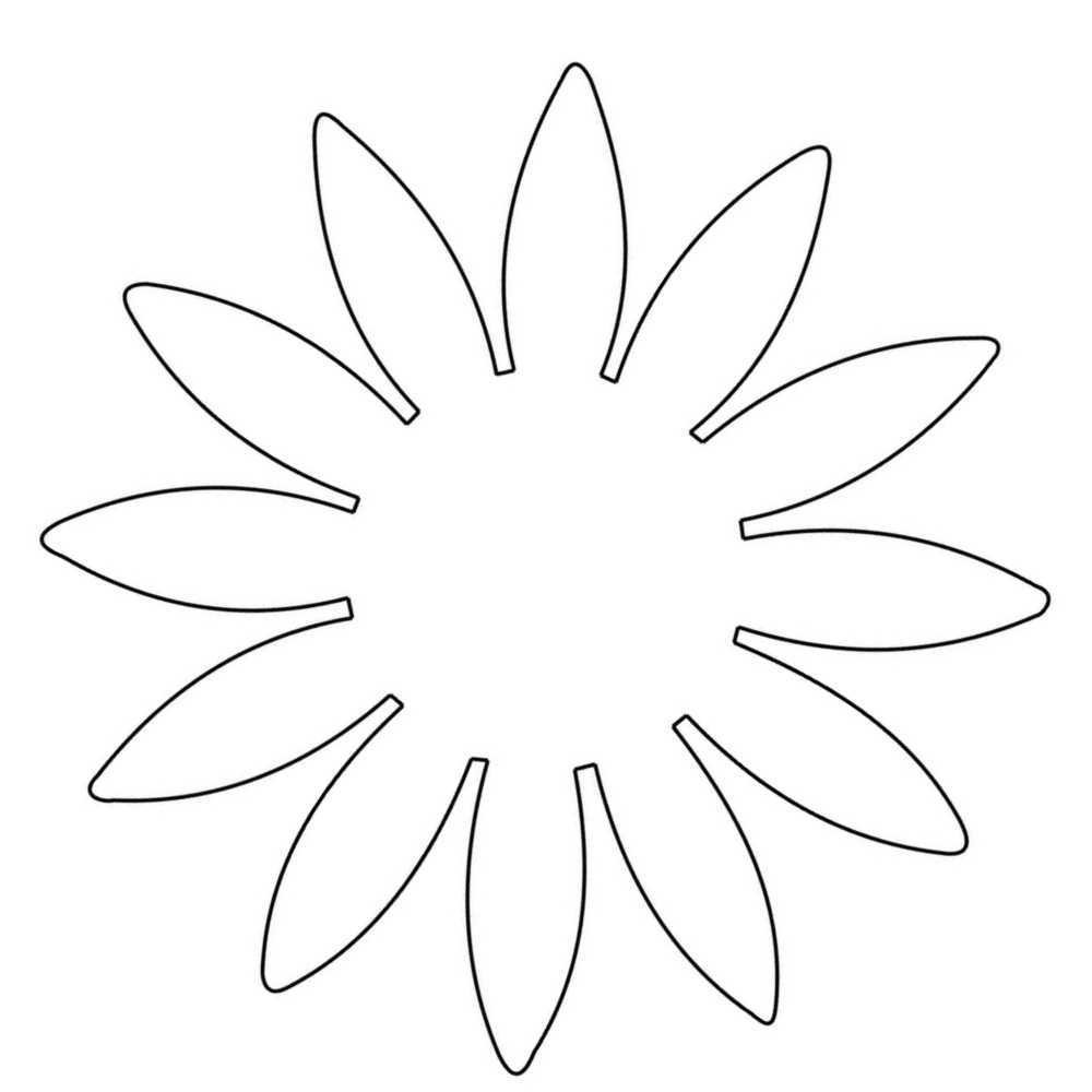 molde de folha de girassol 