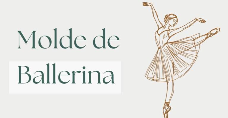 molde de bailarina para imprimir