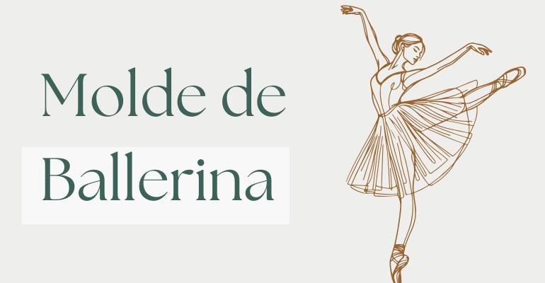 molde de bailarina para imprimir