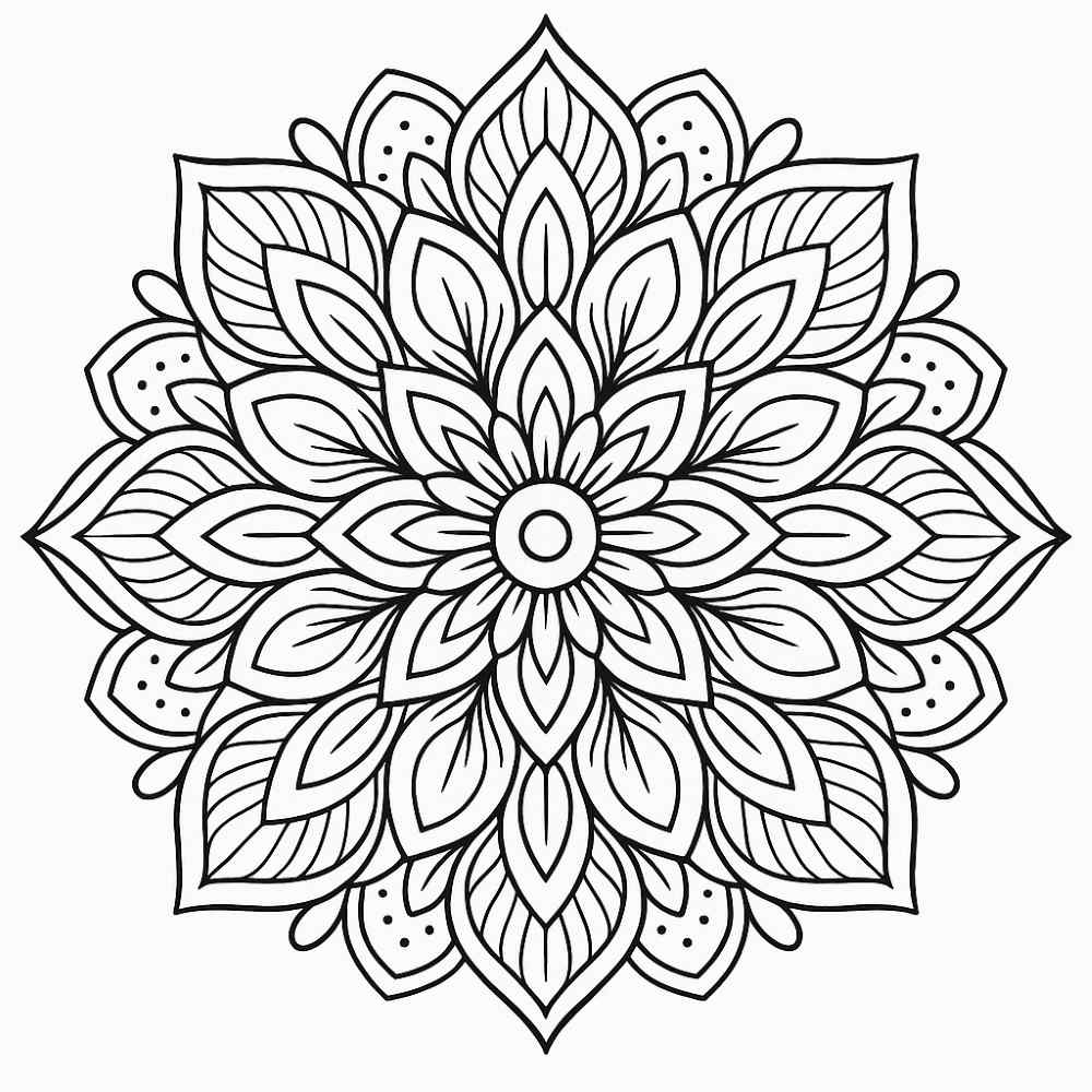 mandala para imprimir