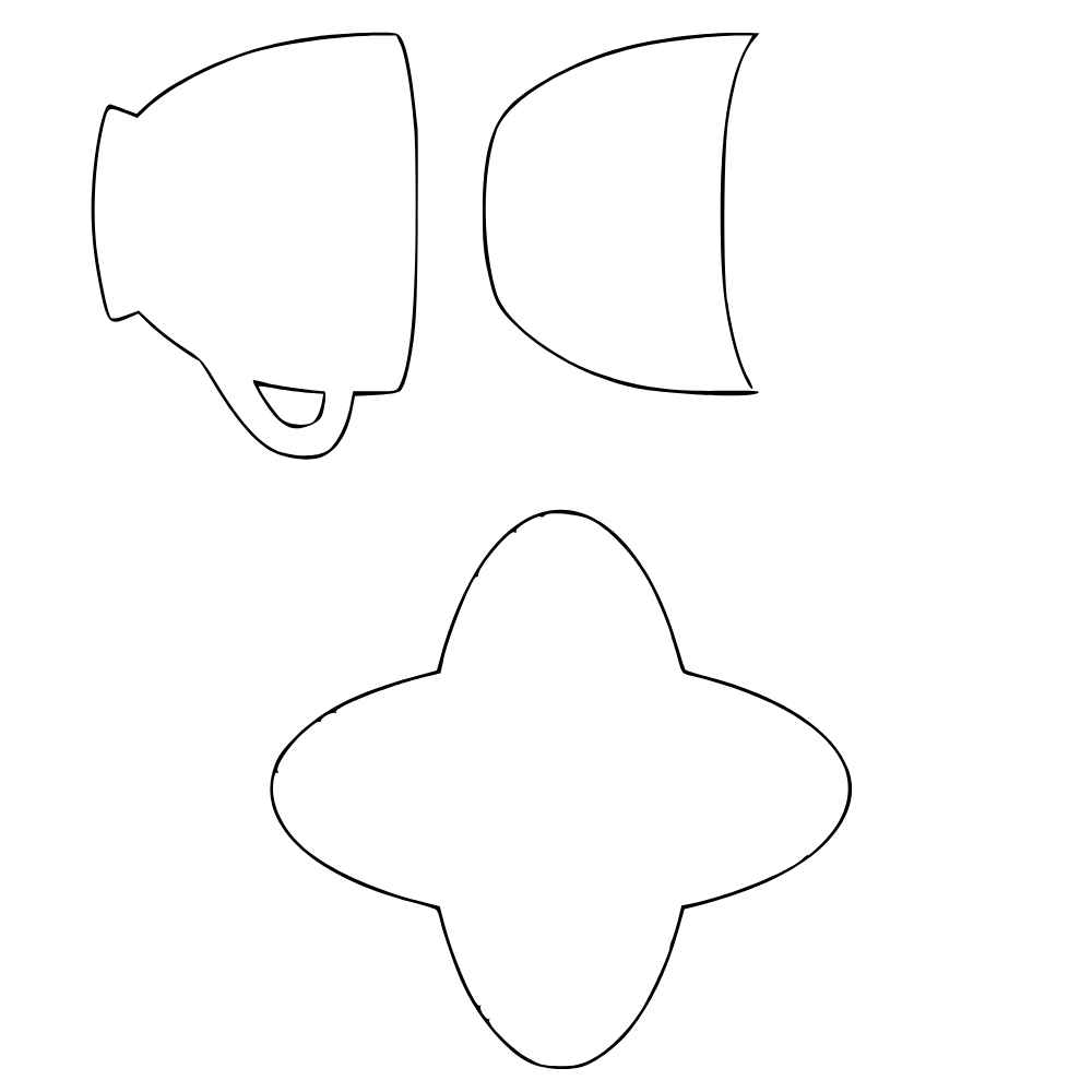 molde de xicara em eva