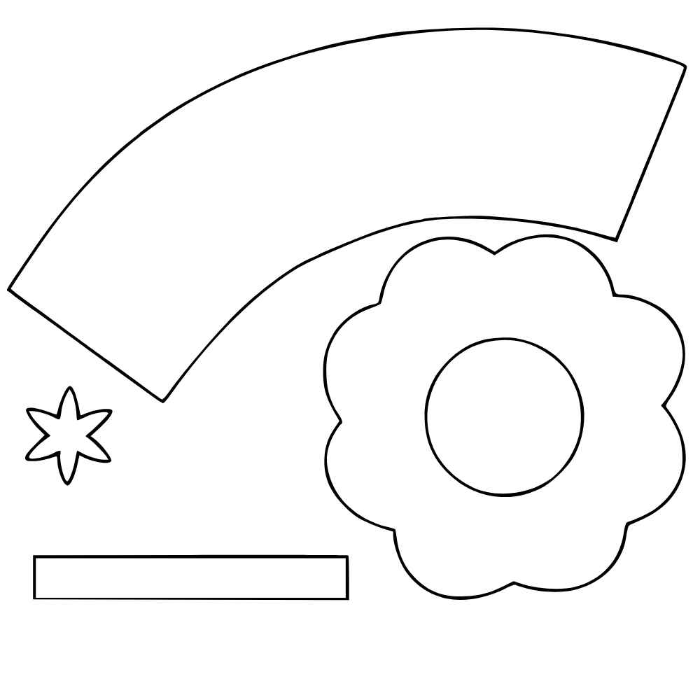 molde de xicara em eva para imprimir