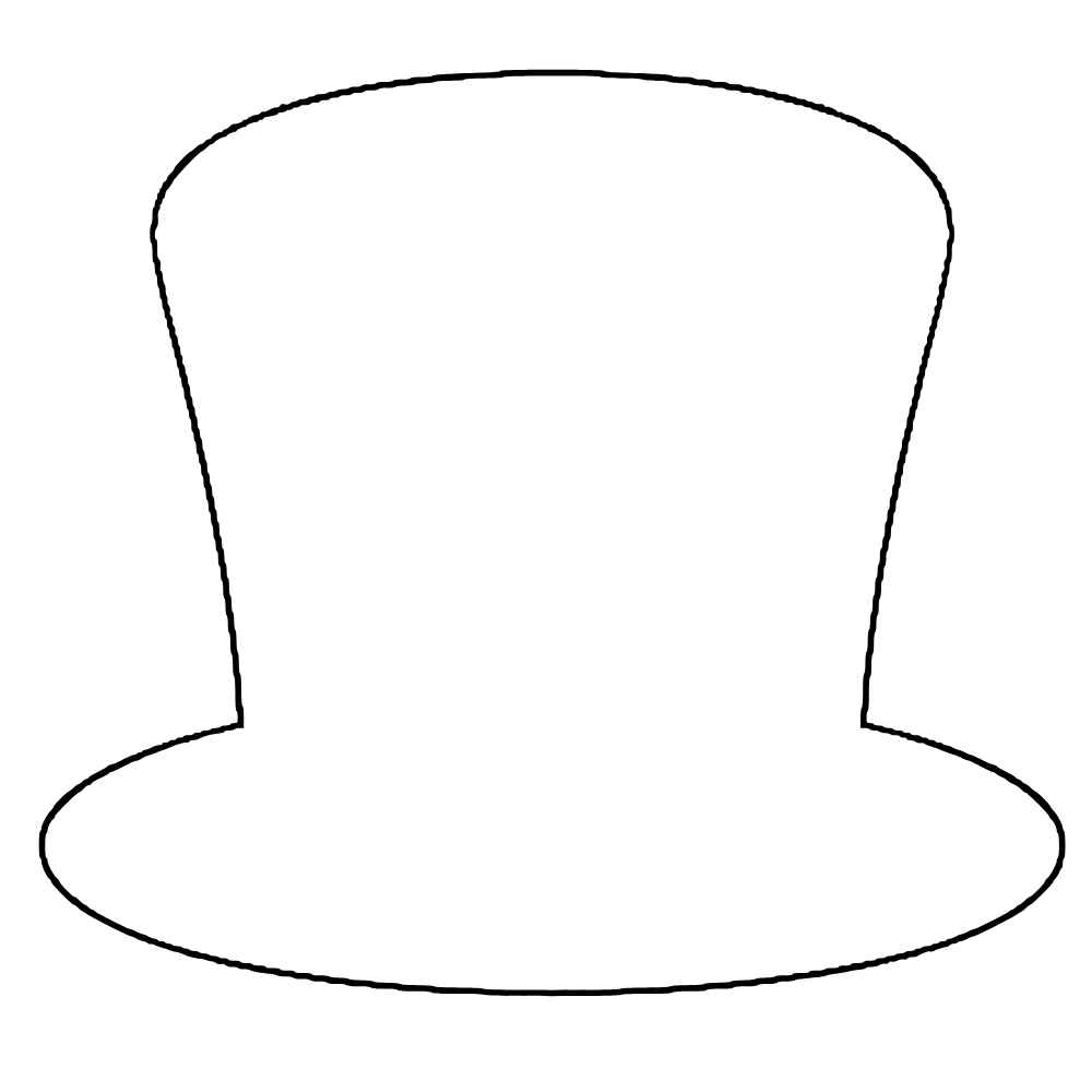 molde de chapeu dia dos pais