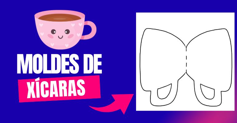 moldes xicaras