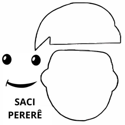 Molde do Saci Pererê para imprimir - Artesanato Passo a Passo!