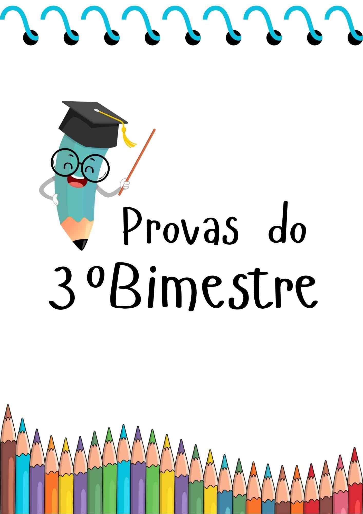 Capa de prova 3 bimestre