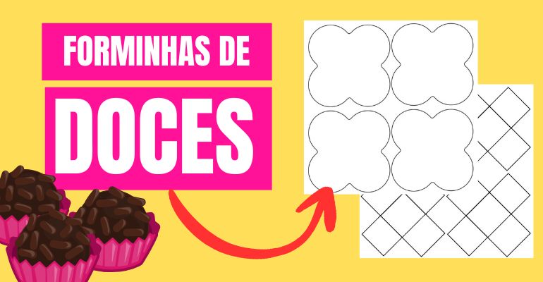 molde forminha de doce