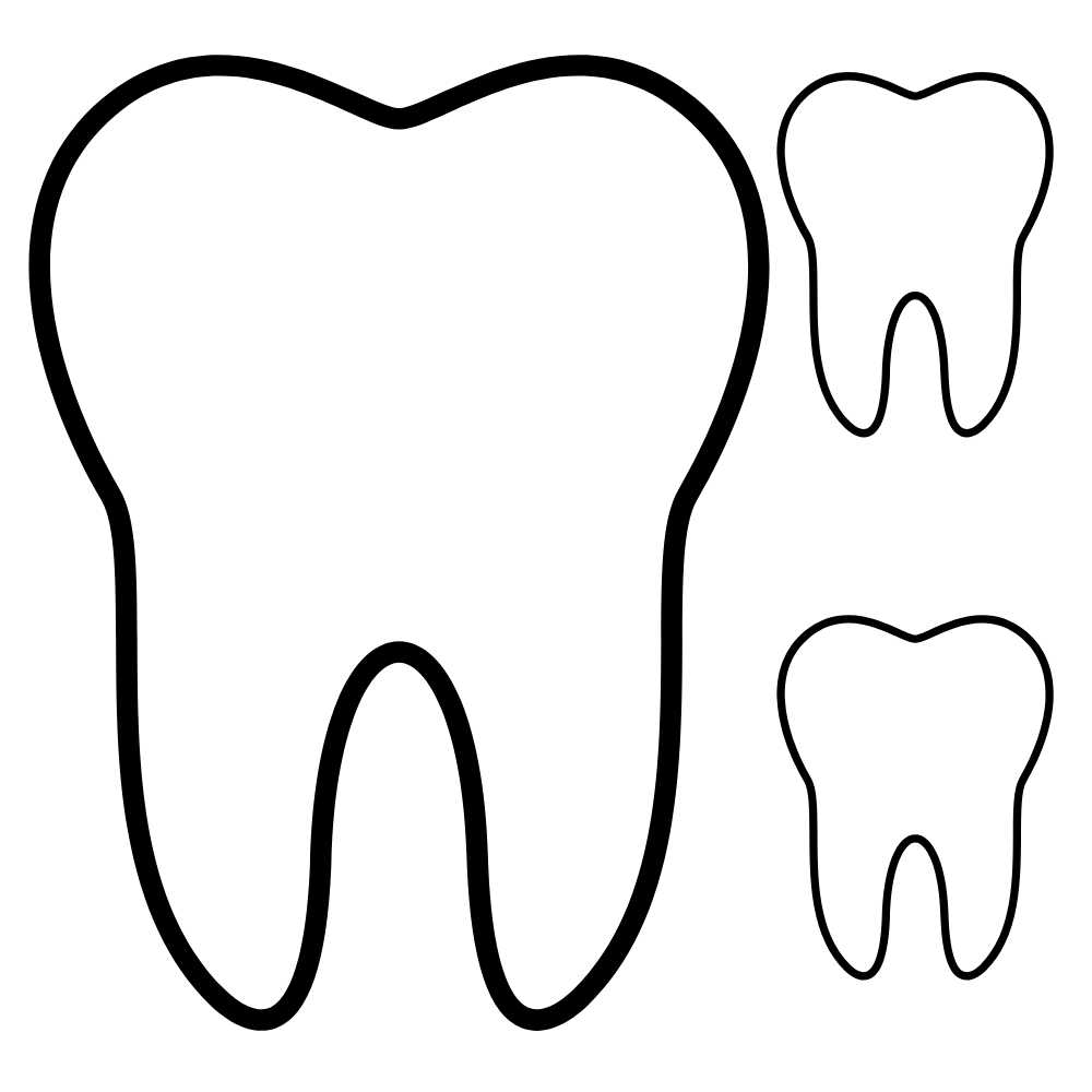 molde de dente grande