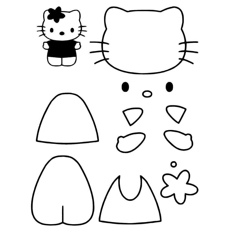 hello kitty para imprimir