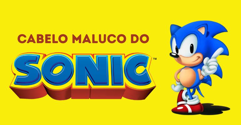 molde sonic cabelo maluco