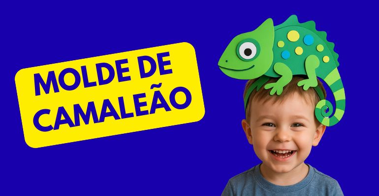 molde camaleão