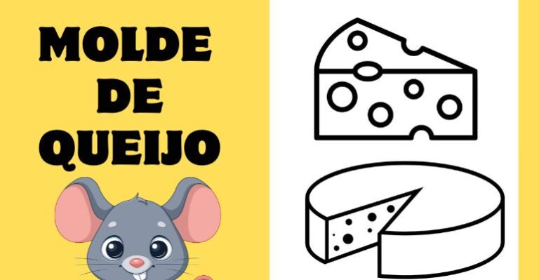 molde de queijo para imprimir
