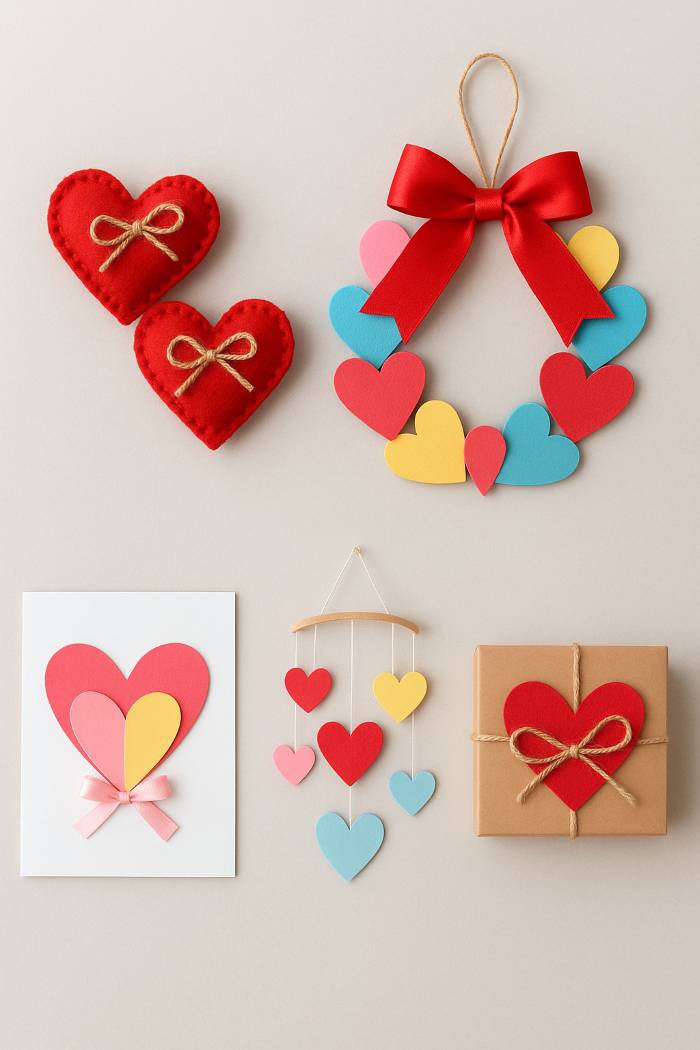 ideias feitas com coração