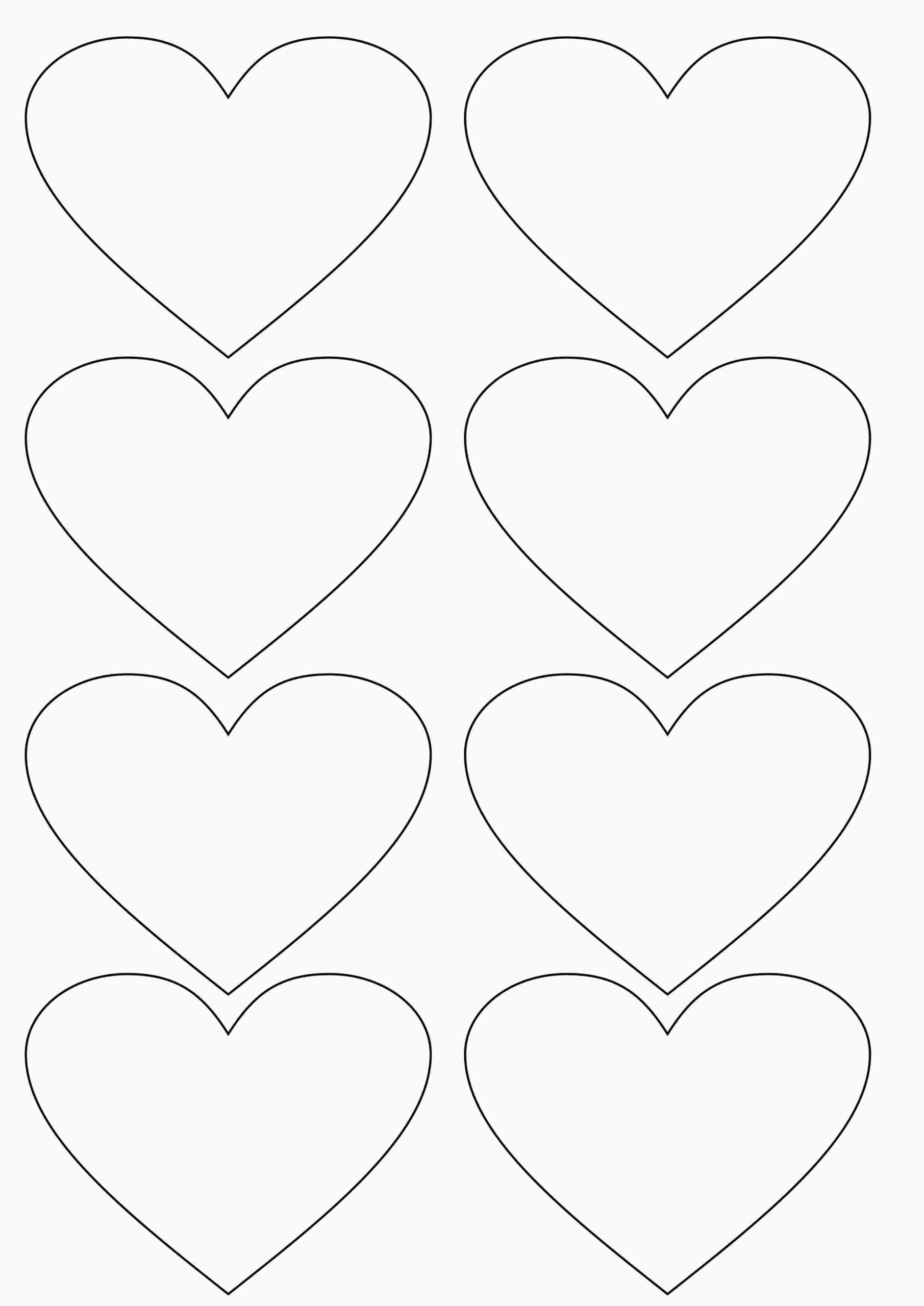 molde coração medio imprimir