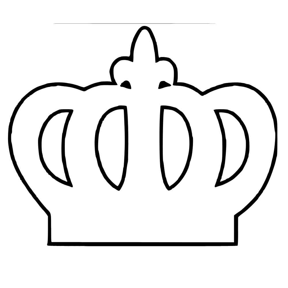 molde coroa princesa realeza