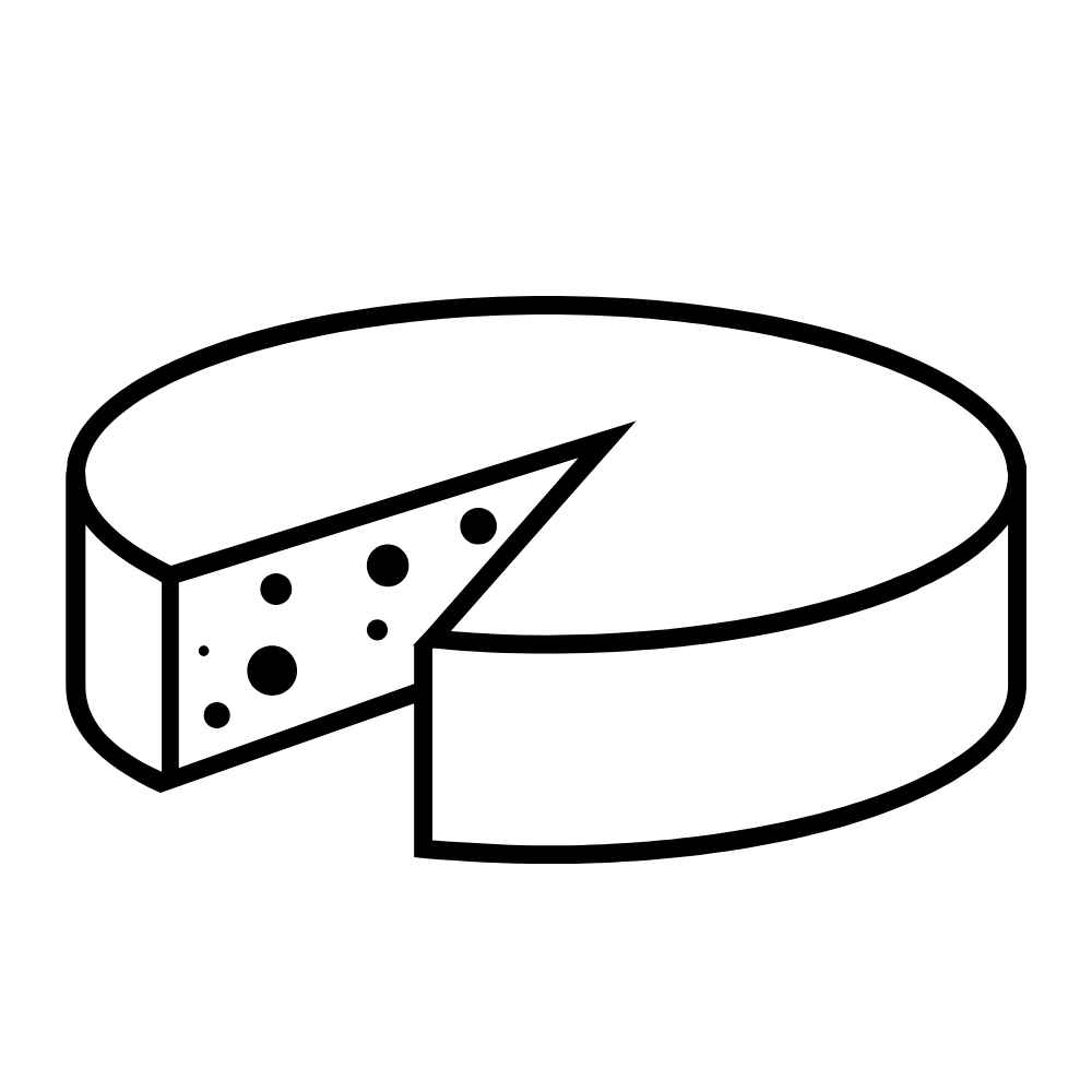 molde de queijo grande