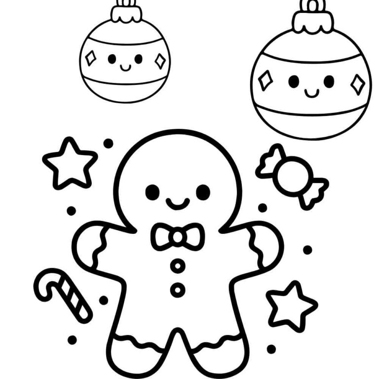 10 Desenhos de Natal para Colorir Lindos e Fáceis - Artesanato Passo a ...