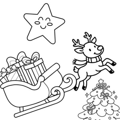 10 Desenhos de Natal para Colorir Lindos e Fáceis - Artesanato Passo a ...
