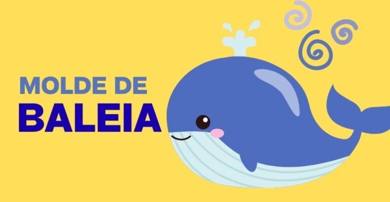 molde de baleia imprimir