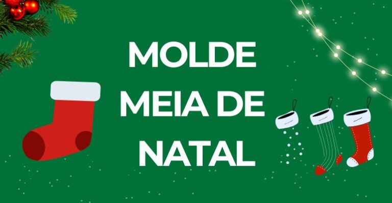 molde meia de natal eva