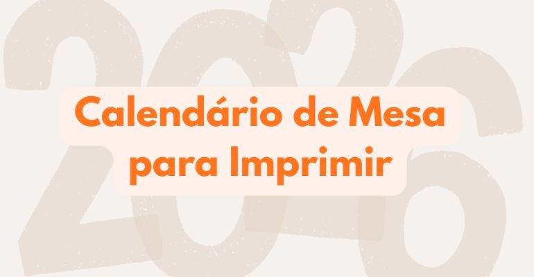 calendario de mesa para imprimir