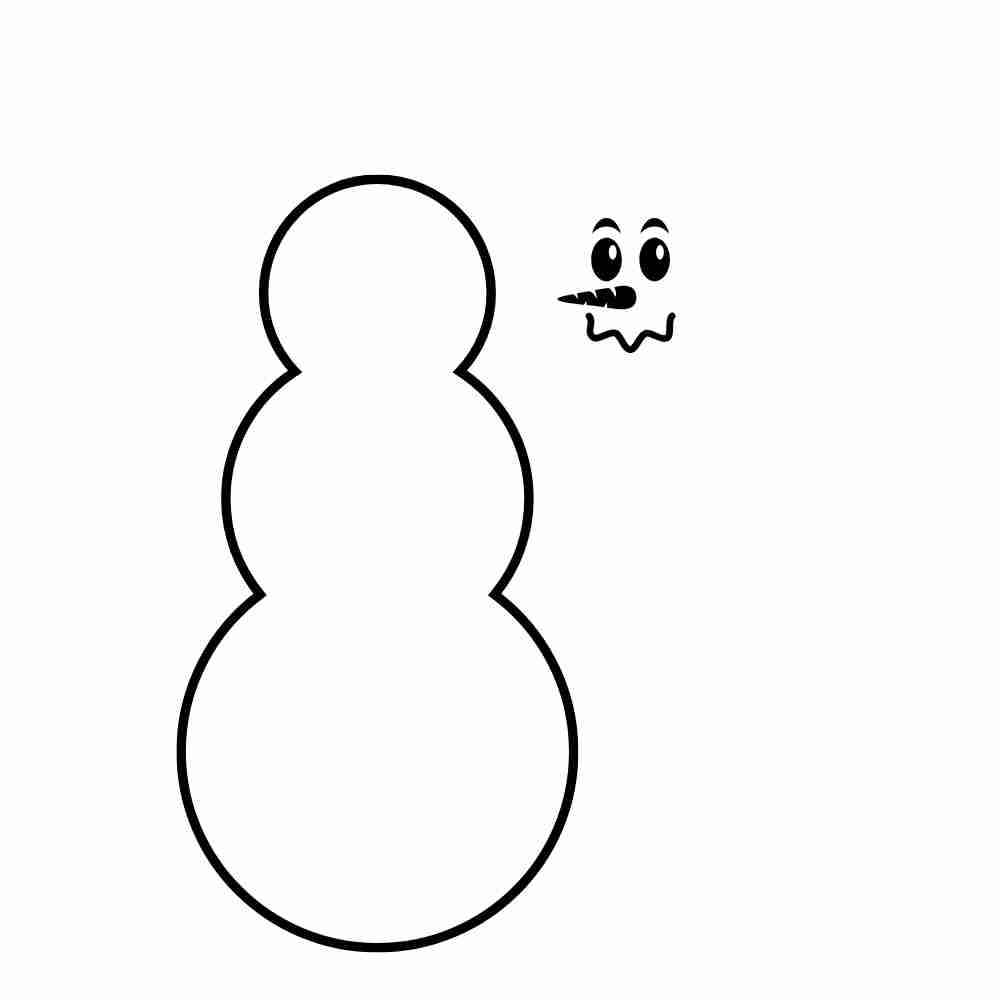 boneco de neve em eva