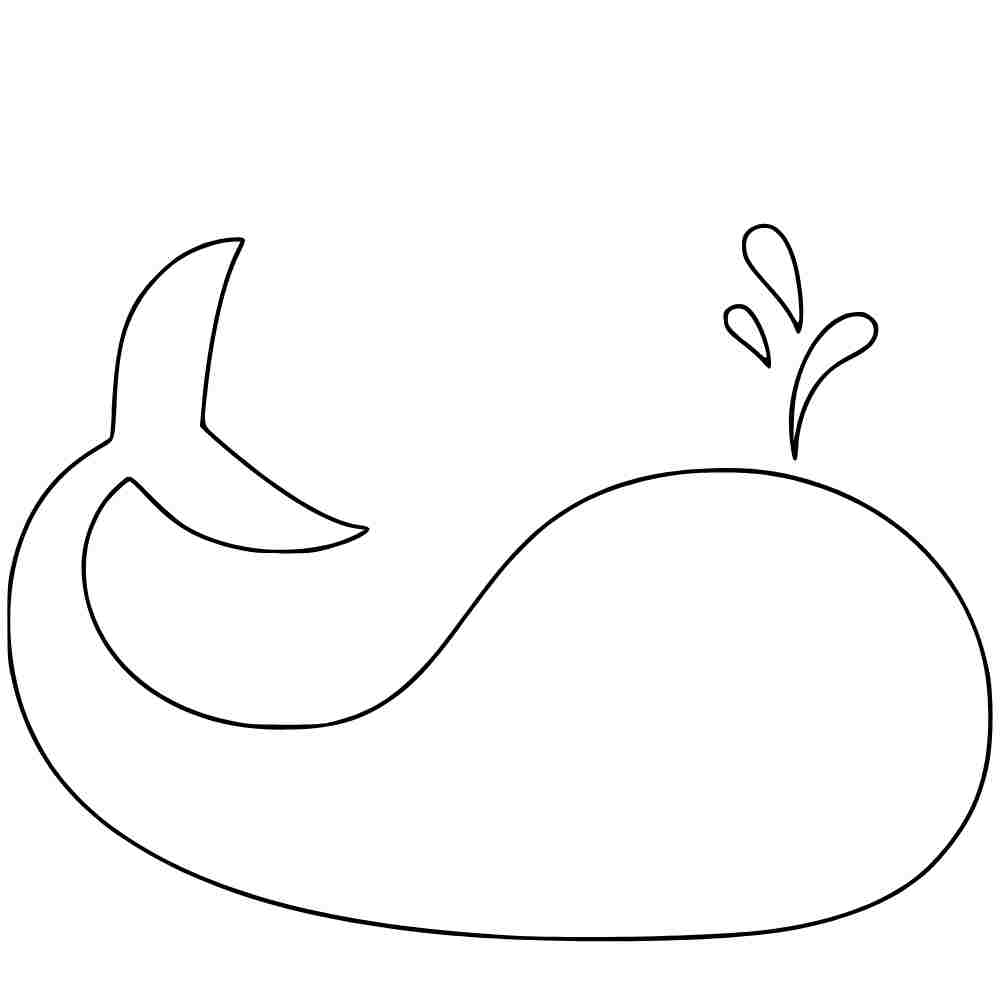 molde de baleia em eva