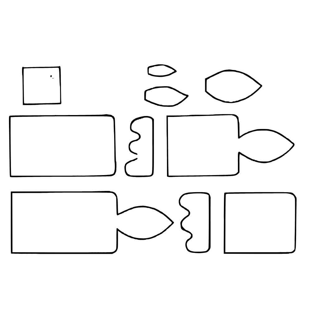 molde vela natal imprimir