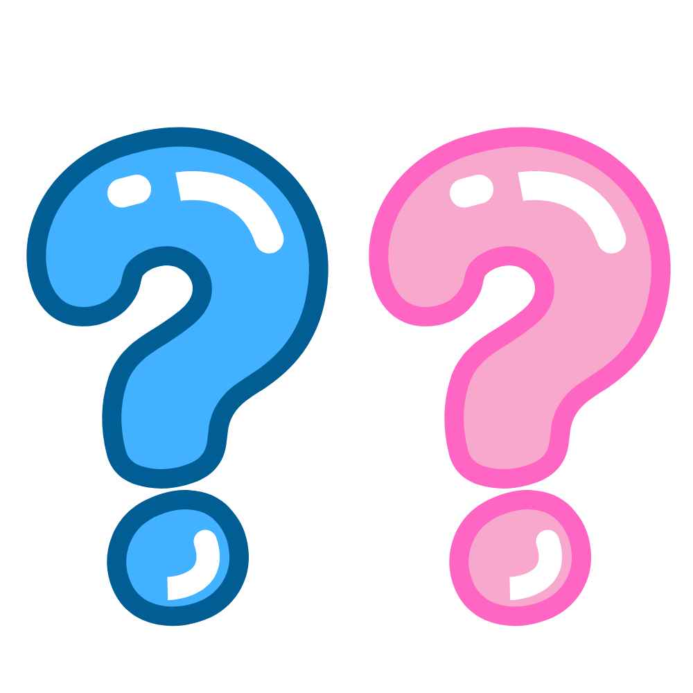 molde de interrogação para cha revelação