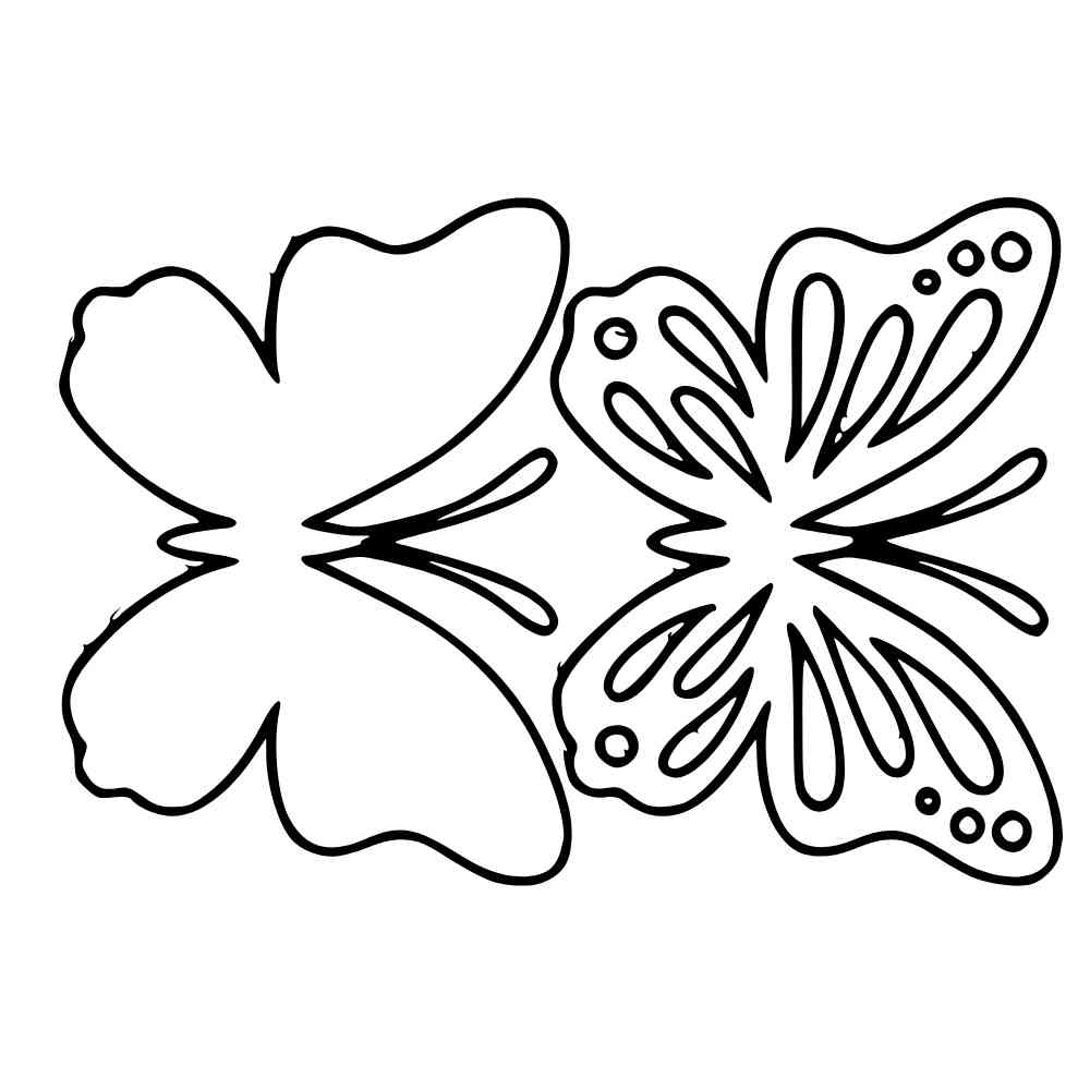 molde de mariposa 3d