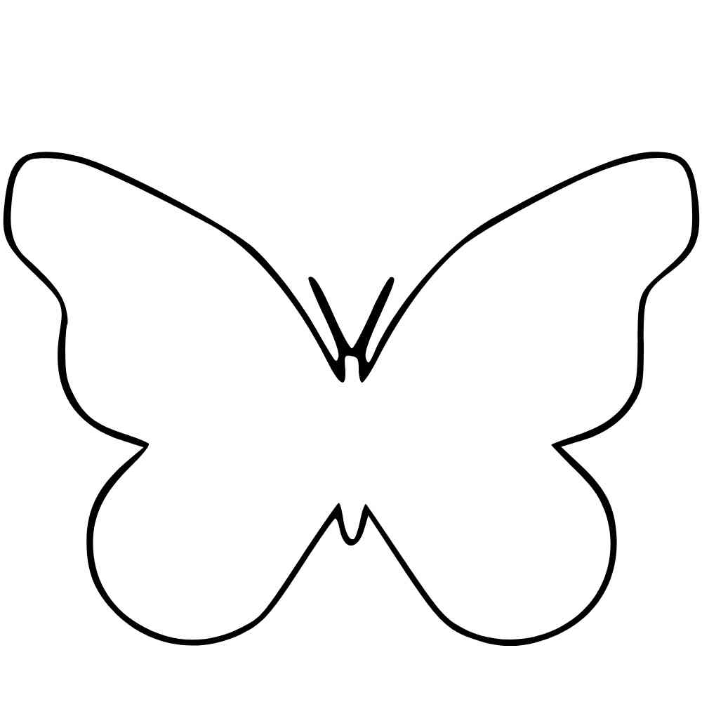 molde de mariposa