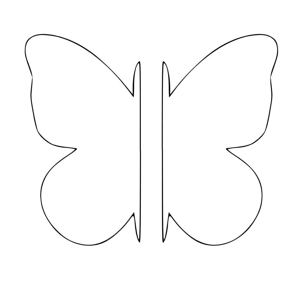 molde de mariposa grande