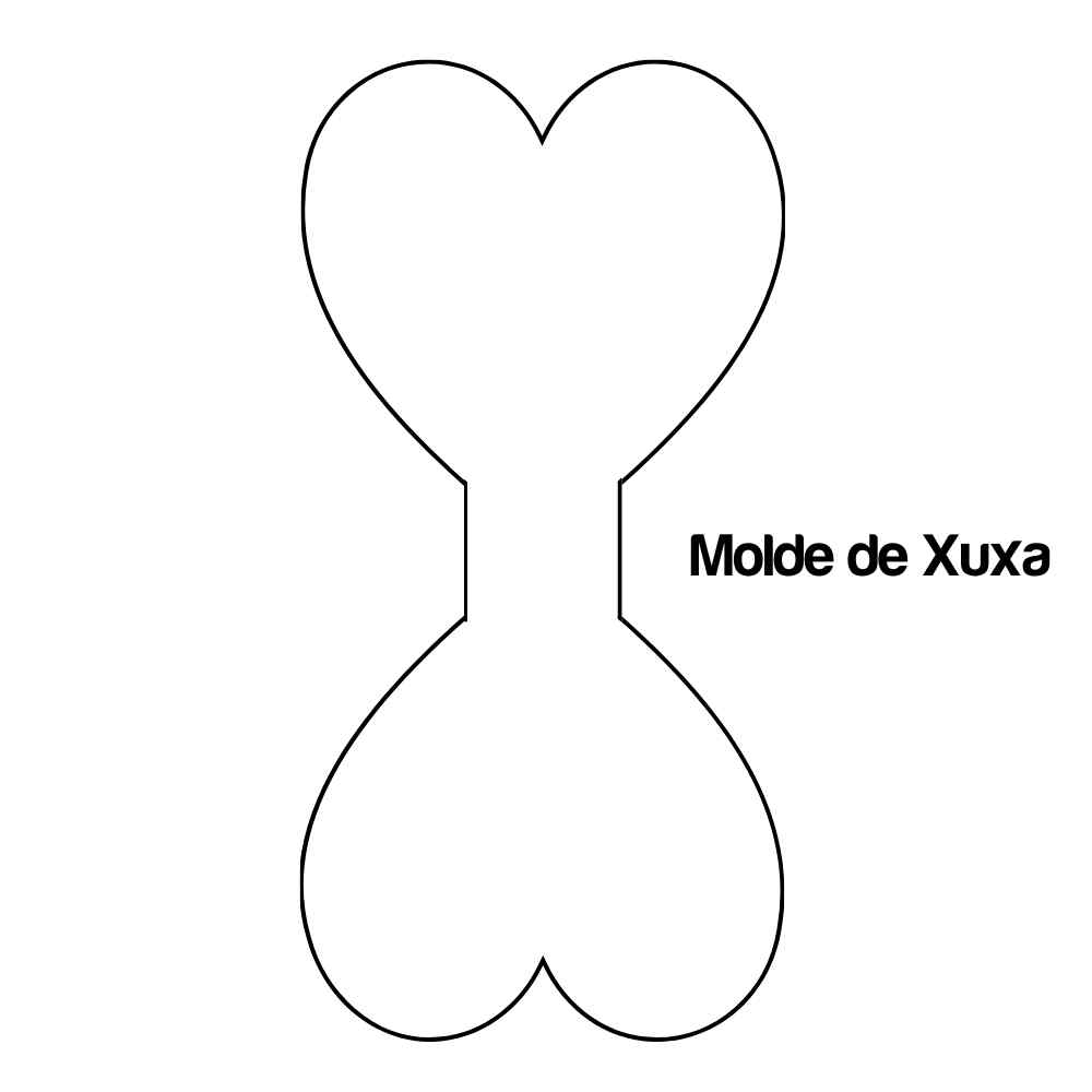 molde de xuxinha
