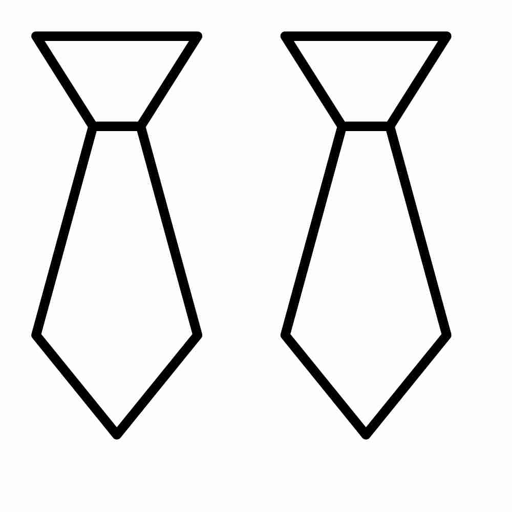 molde de gravata palhaço imprimir