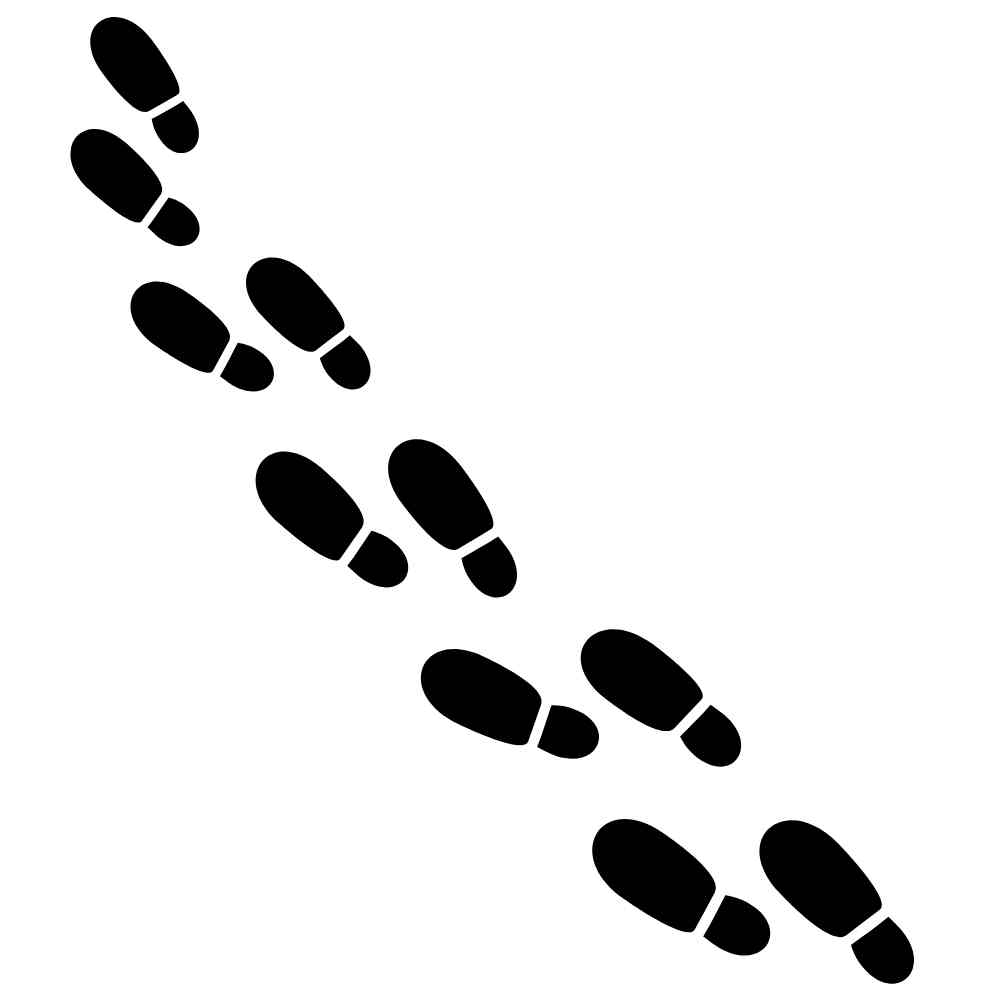 Pegadas de Papai Noel para imprimir em eva