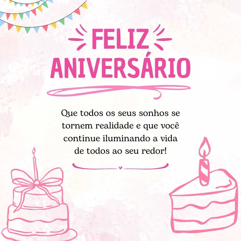 Cartão de aniversário para imprimir