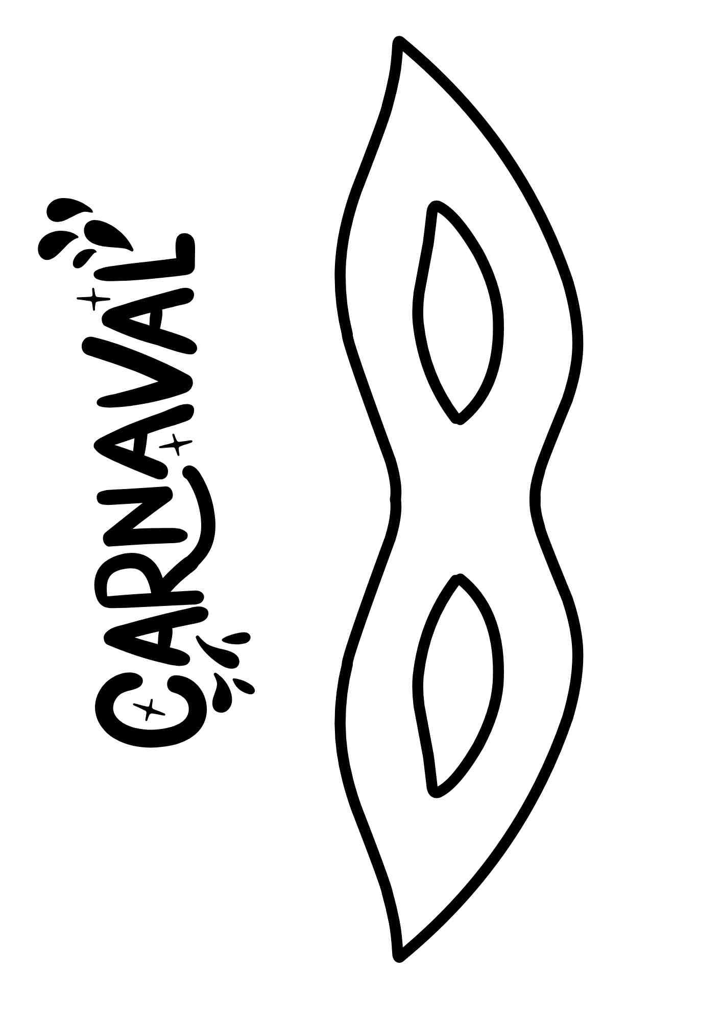 mascara carnaval grande a4