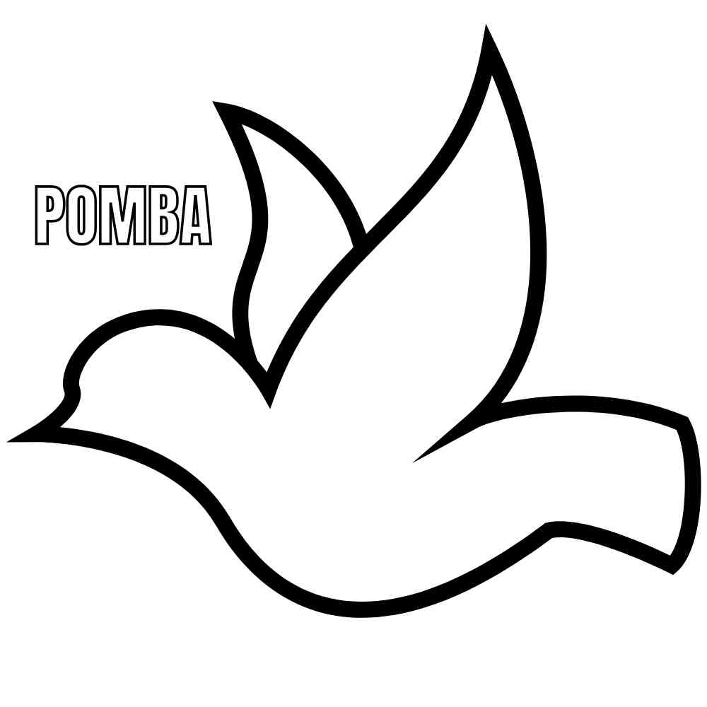 molde de pomba 